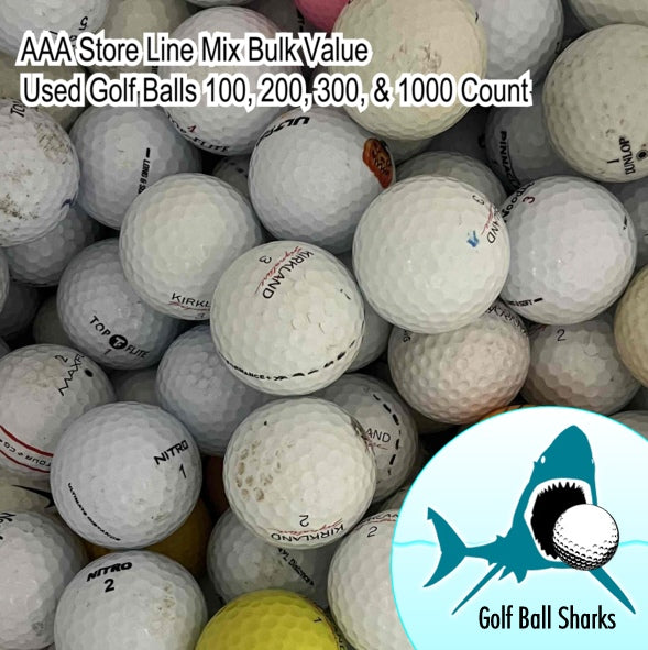 Mix Bulk Value Used Golf Balls from Golf Ball Sharks