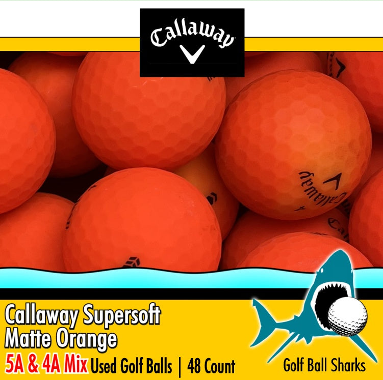 Callaway Supersoft Matte Orange | GRADE: A4 & A5 Mix