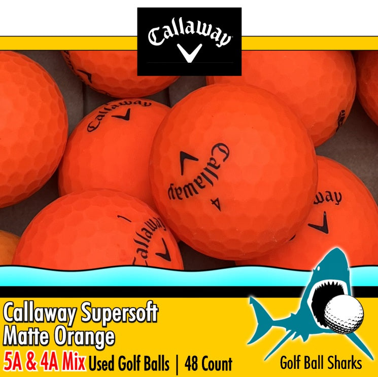 Callaway Supersoft Matte Orange | GRADE: A4 & A5 Mix