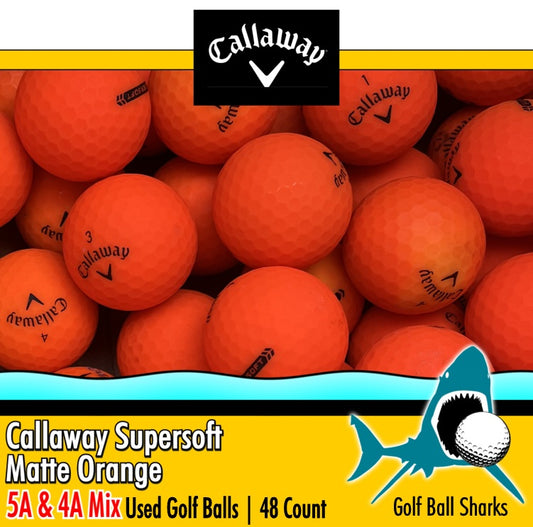 Callaway Supersoft Matte Orange | GRADE: A4 & A5 Mix