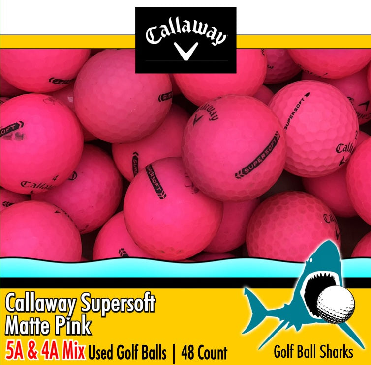 Callaway Supersoft Matte Pink | GRADE: A4 & A5 Mix