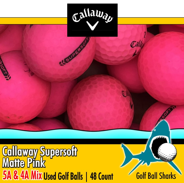 Callaway Supersoft Matte Pink | GRADE: A4 & A5 Mix