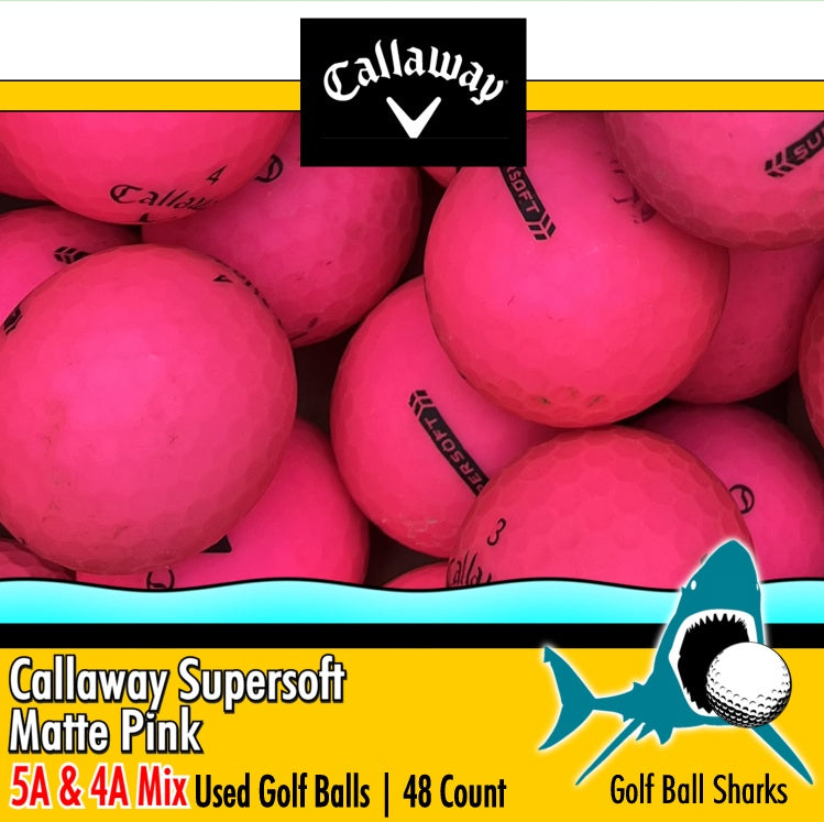 Callaway Supersoft Matte Pink | GRADE: A4 & A5 Mix