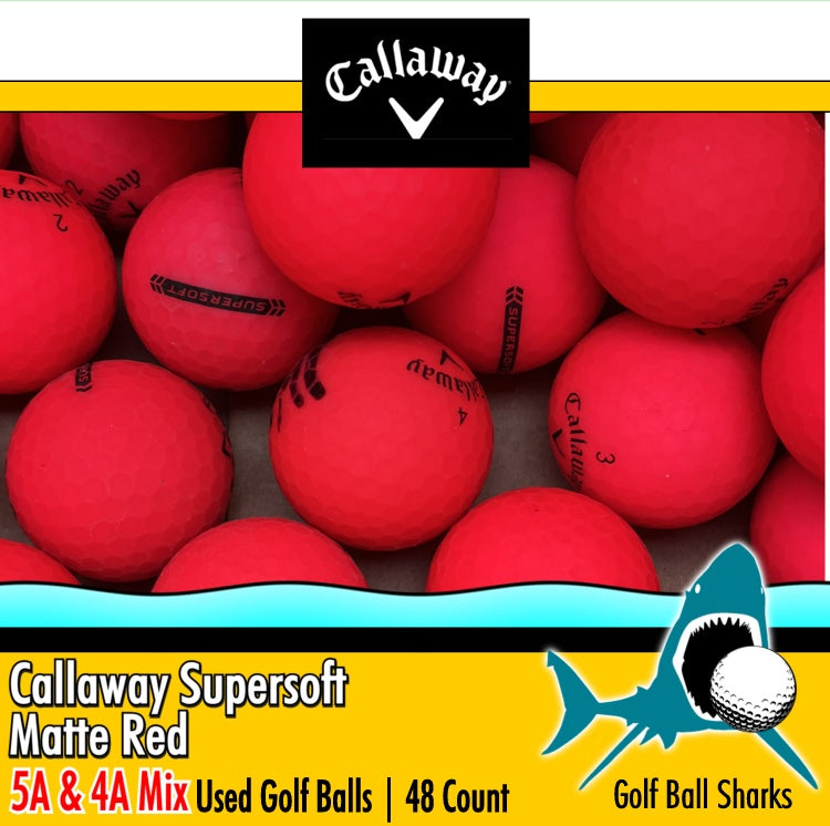 Callaway Supersoft Matte Red | GRADE: A4 & A5 Mix