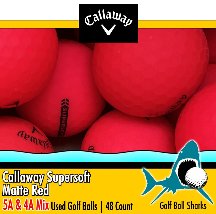 Callaway Supersoft Matte Red | GRADE: A4 & A5 Mix