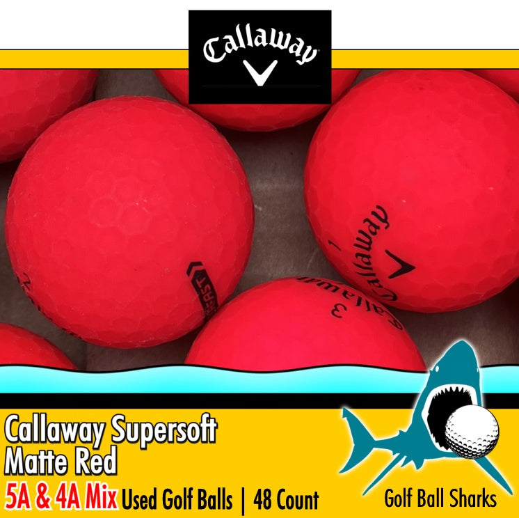 Callaway Supersoft Matte Red | GRADE: A4 & A5 Mix