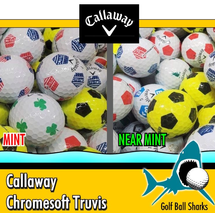 Callaway Chrome Soft Truvis Used Golf Balls from Golf Ball Sharks