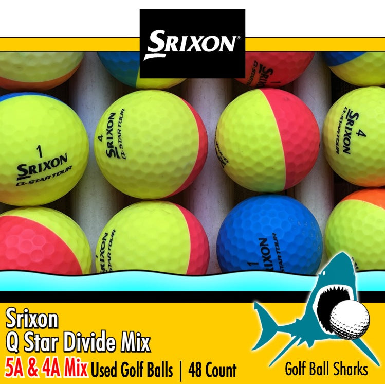 Srixon Q Star and Q Star Divide Mix Multi-Color | GRADE: 4A & 5A Mix