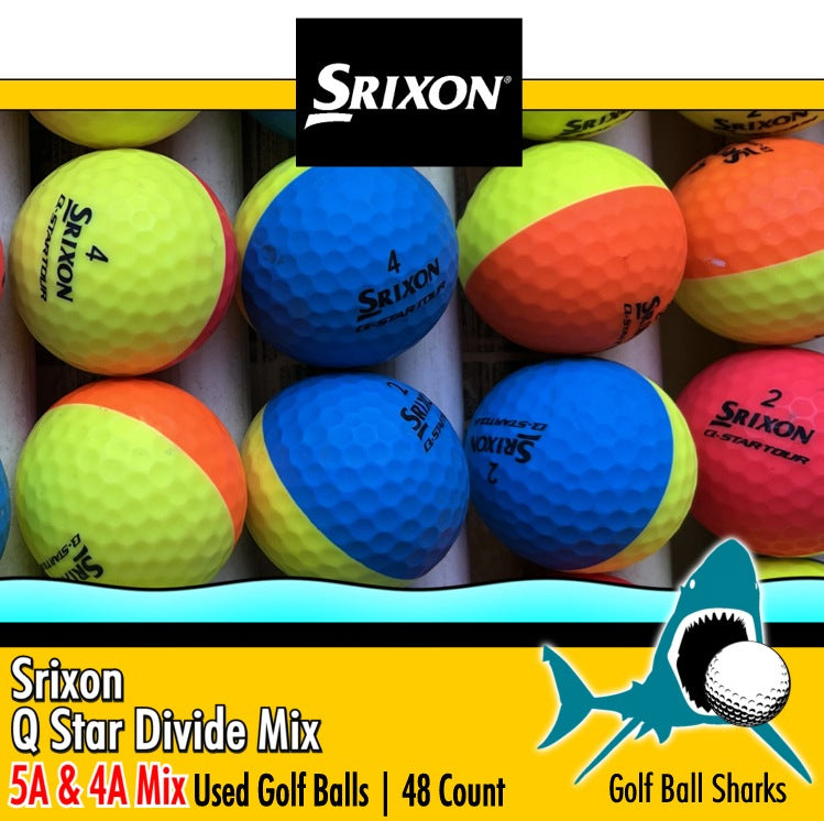 Srixon Q Star and Q Star Divide Mix Multi-Color | GRADE: 4A & 5A Mix