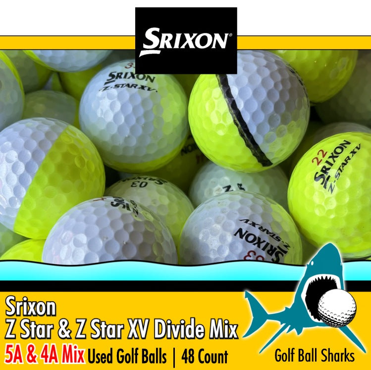 Srixon Z Star and Z Star XV Mix Color Divide | GRADE: 4A & 5A Mix