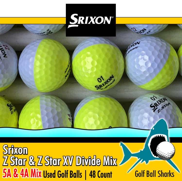 Srixon Z Star and Z Star XV Mix Color Divide | GRADE: 4A & 5A Mix